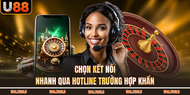 Chọn kết nối nhanh qua hotline trường hợp khẩn